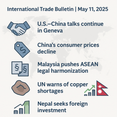 International Trade Bulletin — May 11, 2025